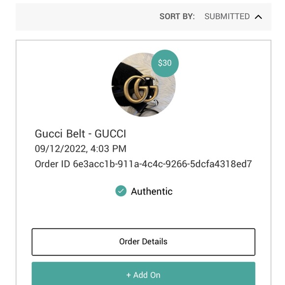 Gucci Black Leather Belt with Gold Buckle